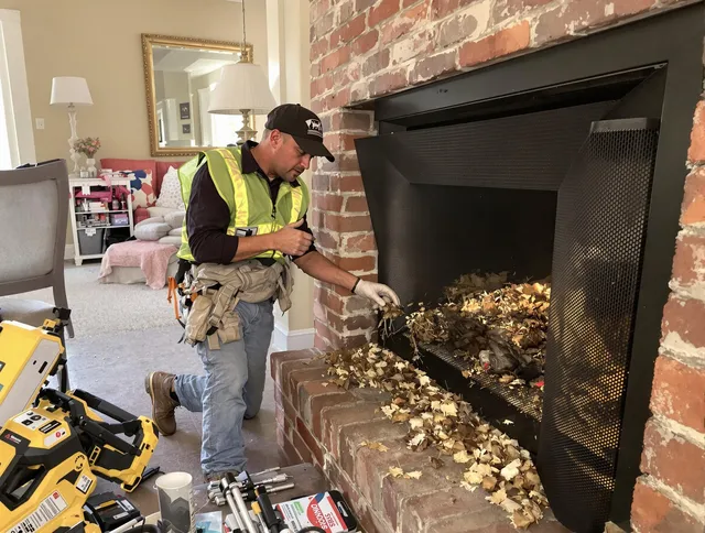 Safe screening installation by Wolcott Chimney Sweep in Wolcott, CT