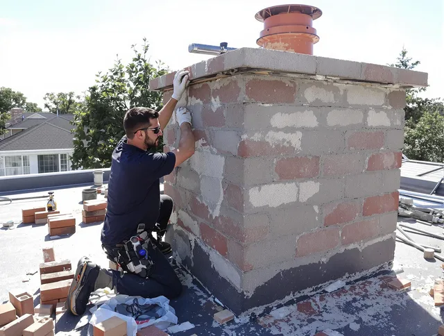 Advanced chimney repair process by Wolcott Chimney Sweep in Wolcott, CT