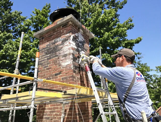 Structural chimney repair by Wolcott Chimney Sweep in Wolcott, CT