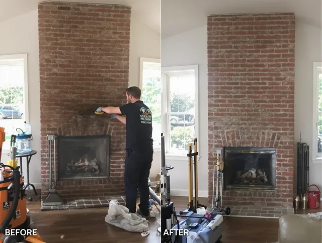 Finished chimney sweeping service by Wolcott Chimney Sweep in Wolcott, CT